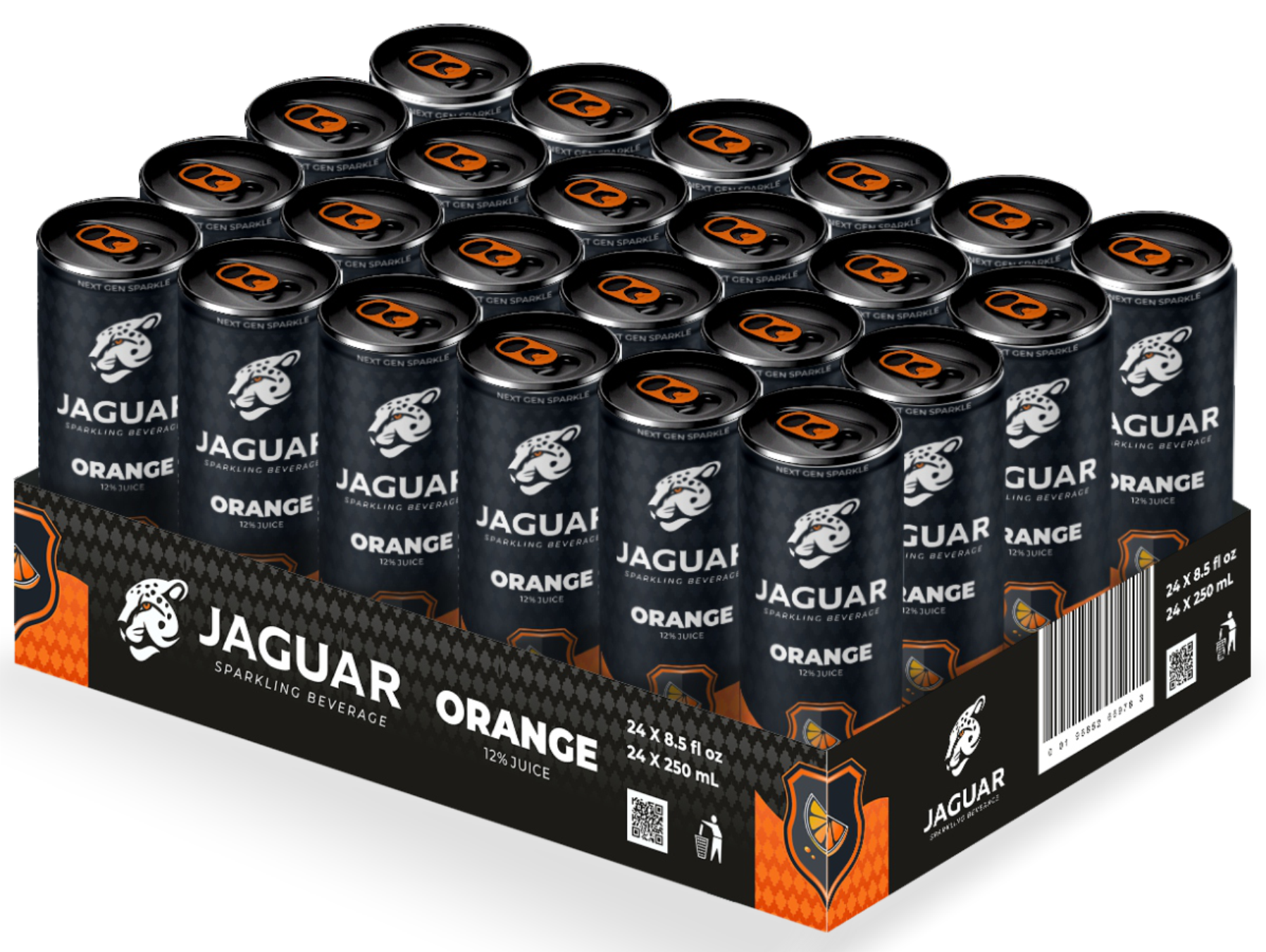 Jaguar tray secondary packaging