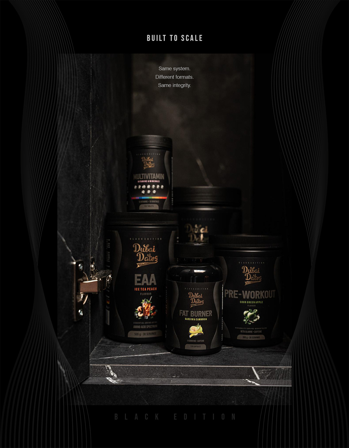 The wider Dubai Dates product family in the new packaging system